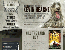 Tablet Screenshot of kevinhearne.com